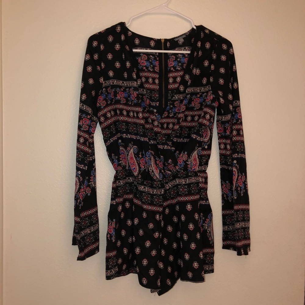 Charlotte Russe print romper